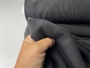 Fastvævet tencel - sort og lækker kraftig kvalitet